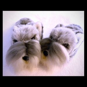 Schnauzer slippers sz 9